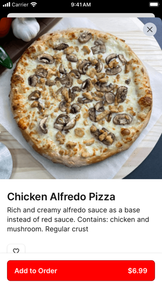 Big T's Pizza iPhone screenshot 4 - Food & Drink app