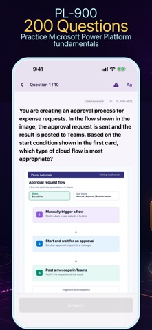 PL-900 Exam Prep: 200 Qs Screenshot 1 of 7