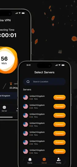 Скриншот ВПН - Secure огонь VPN 2026 на iPhone 5