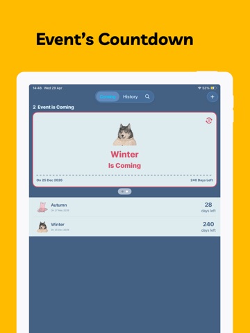 Is Coming iPad screenshot