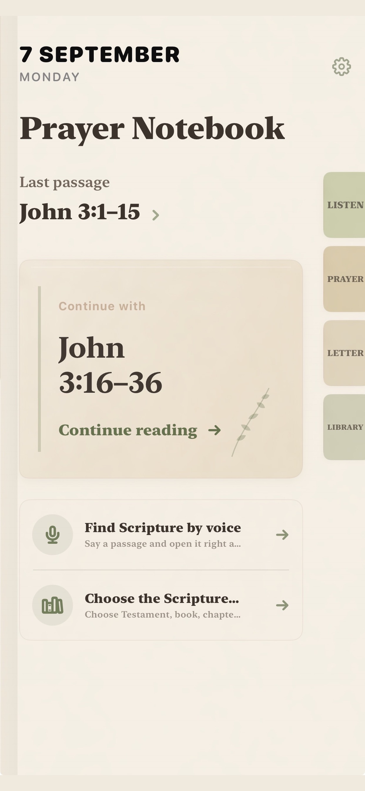 Screenshot 1 of SKALA Prayer Notebook