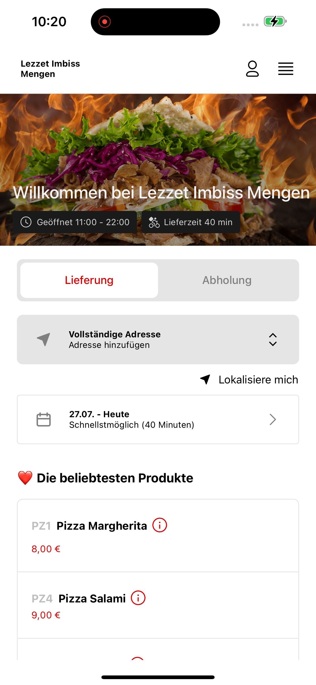 Lezzet Imbiss Mengen screenshot 5