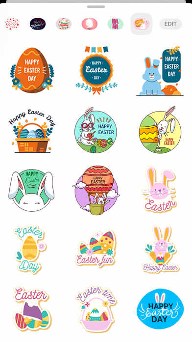 Screenshot #3 pour Easter Holiday Wish Stickers