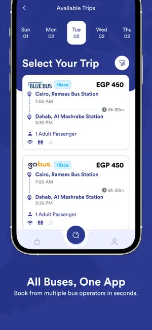 SHAFFL: Bus Booking Egypt screenshot 4