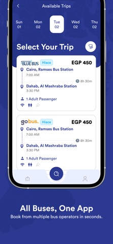 SHAFFL: Bus Booking Egypt screenshot