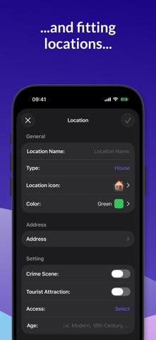 Untold Novel - Story Planner iPhone screenshot
