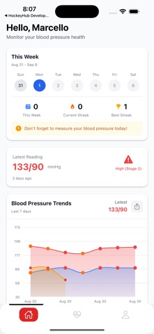 BlipBlip Blood Pressure screenshot