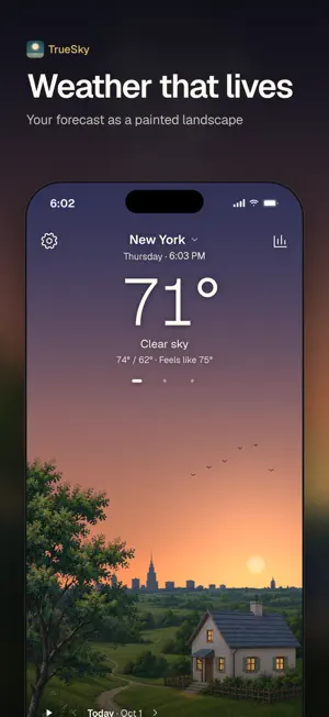 TrueSky Weather screenshot 1