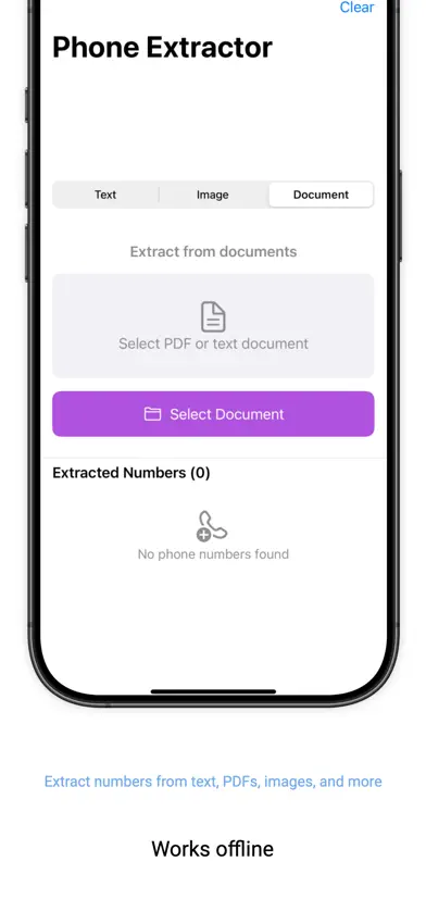 Phone Number Extractor screenshot 1