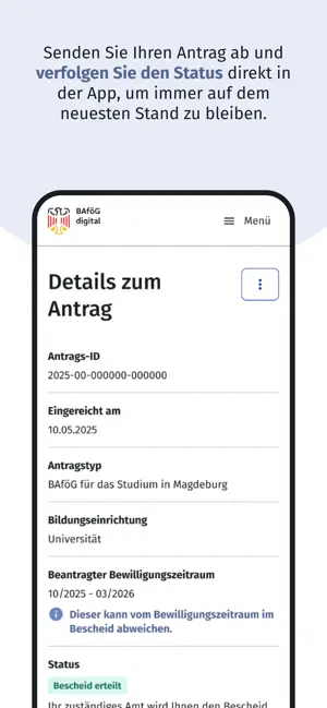 BAföG-Digital iPhone screenshot 2