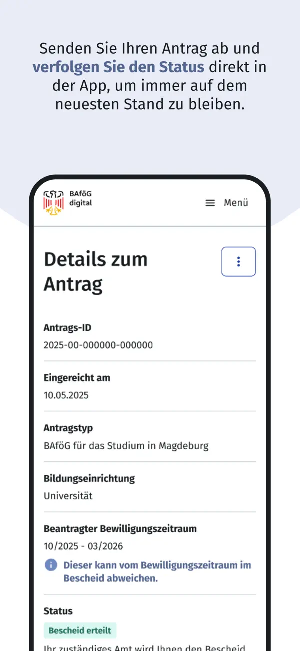 Screenshot #2 pour BAföG-Digital
