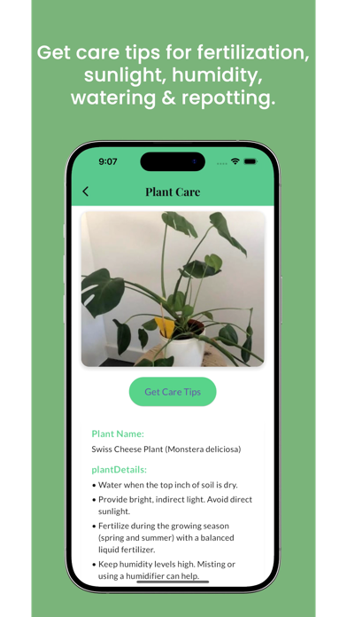 Plant identifier scanner Screenshot