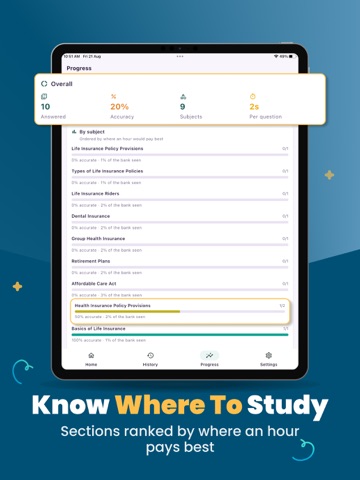 Accuplacer Practice Prep Test iPad screenshot