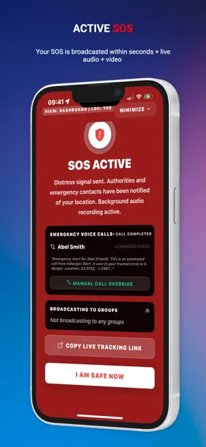 InDanger Alert screenshot 2