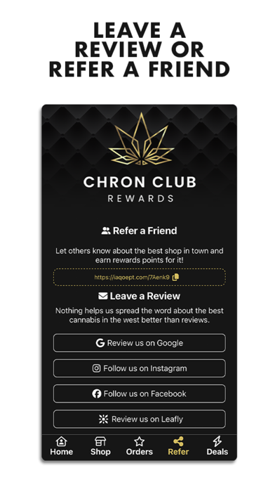 Chron Club Rewards Screenshot