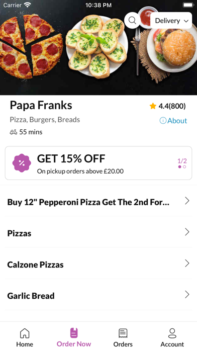 Papa Franks Screenshot