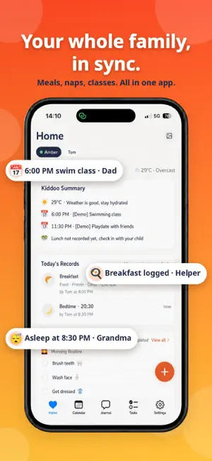 Kidoroo - Family Organizer screenshot 1