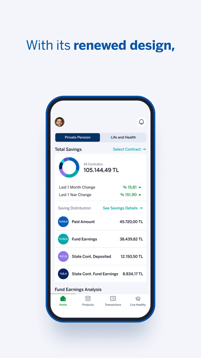 Screenshot #2 pour Garanti BBVA Emeklilik Mobile