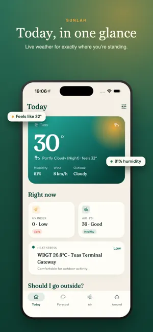 SunLah: Singapore Weather screenshot 1