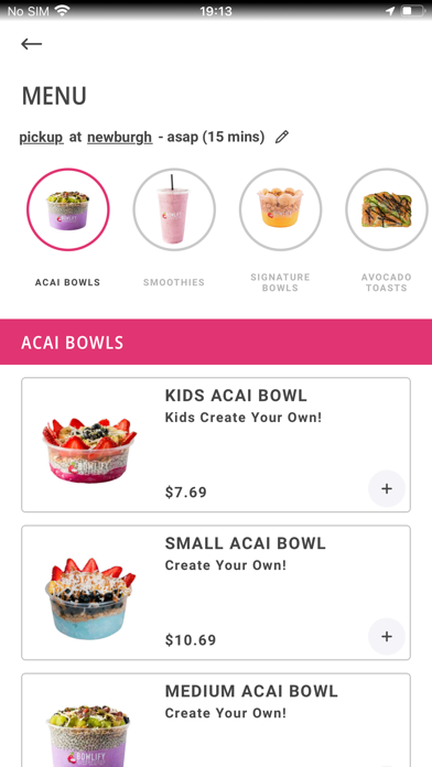 Bowlify iPhone screenshot 3 - Food & Drink app