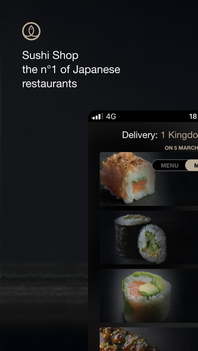 Sushi Shop, meal delivery Screenshot