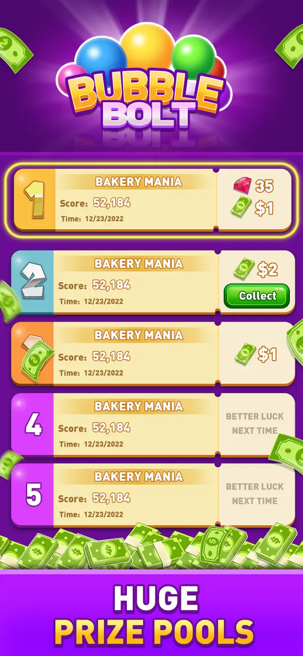 #3. Bubble Bolt (iOS) Podle: HONG KONG LANQIAO TECHNOLOGY CO., LIMITED