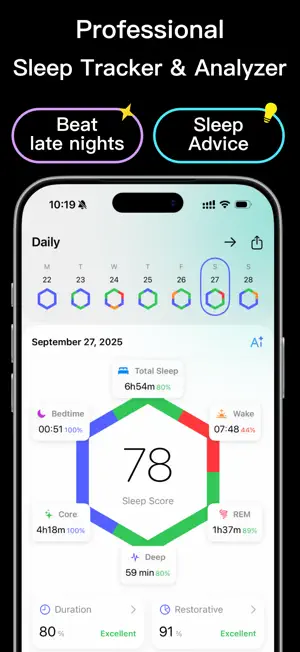MoMoSleep: Better Sleep Habits screenshot 1