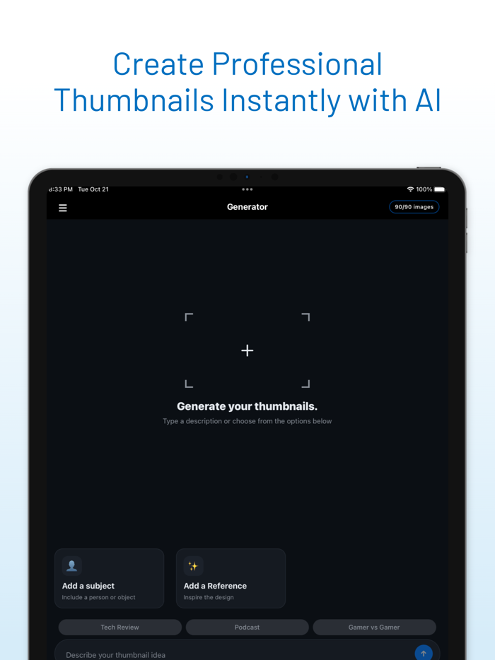 AI Thumbnail Generator