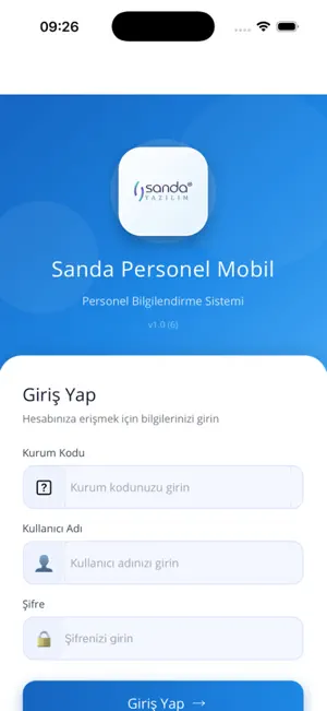 Sanda Personel Mobil screenshot 2
