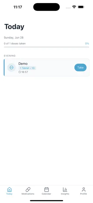 MediTracker screenshot 1