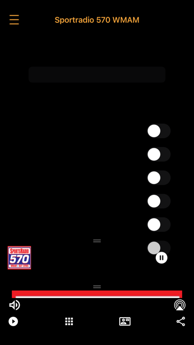 Sportsradio 570 WMAM Screenshot
