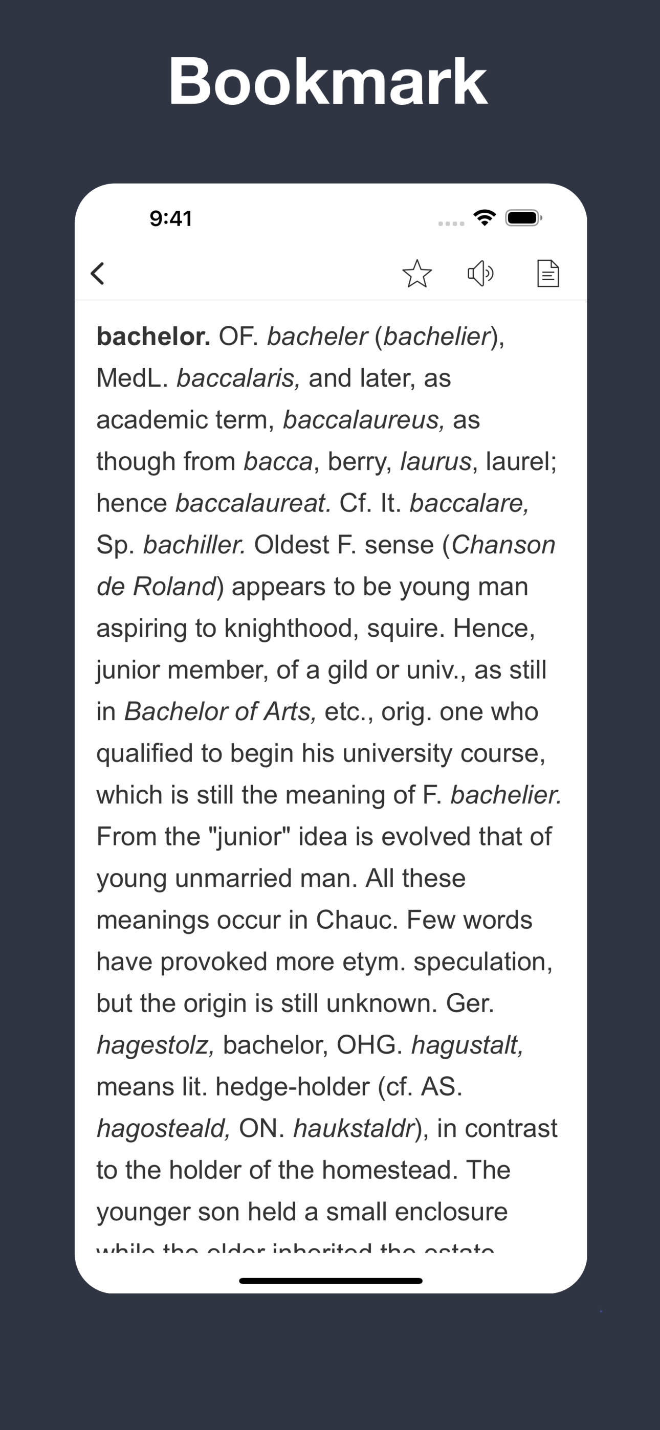 Modern English Etymology screenshot 3