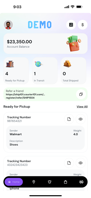 Courier101 Screenshot 2 of 5