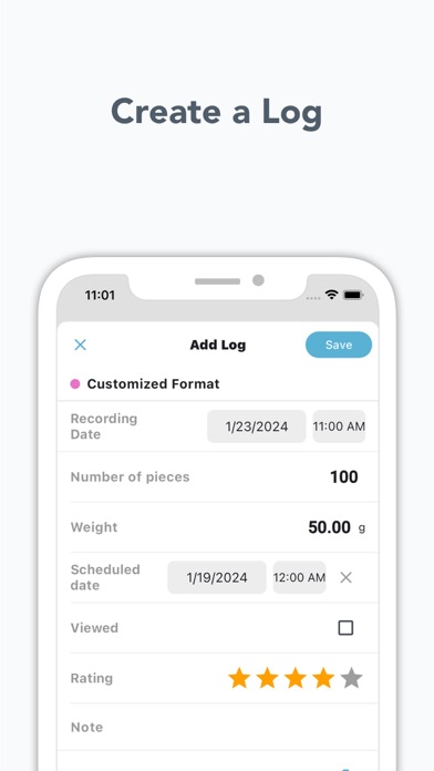 Custom Logs & Records - KiLog screenshot