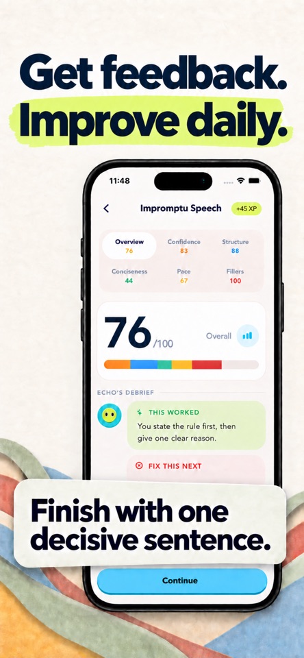 Vozie: Public Speaking Coach screenshot 3