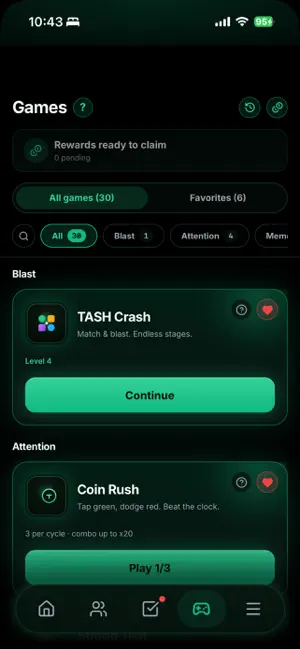 TASH Network screenshot 2
