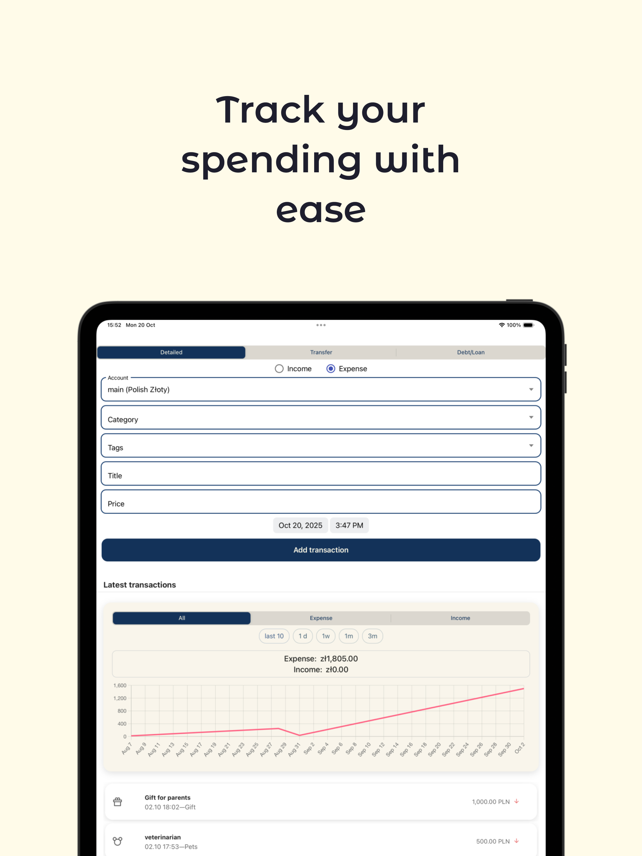 Uallet: Money Tracker