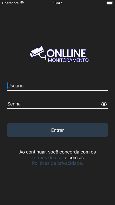 ONLLINE MONITORAMENTO app screenshot