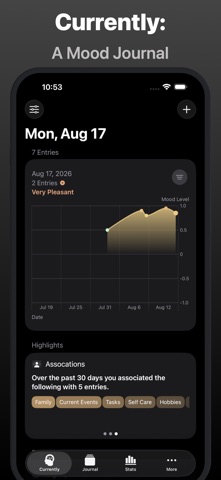 Currently: Mood Journal Screenshot 1 of 7