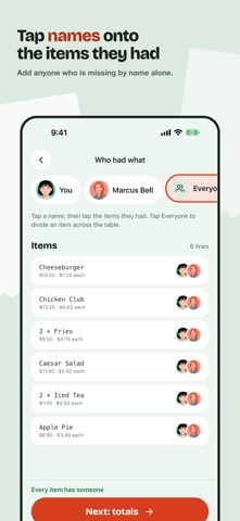 Halvsy: Scan & Split Bills screenshot 4
