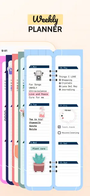 Weekly Planner: Agenda Journal screenshot 3