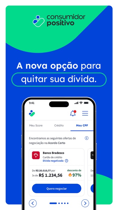 Consumidor Positivo Screenshot