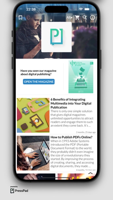 Screenshot #1 pour App Marketing News