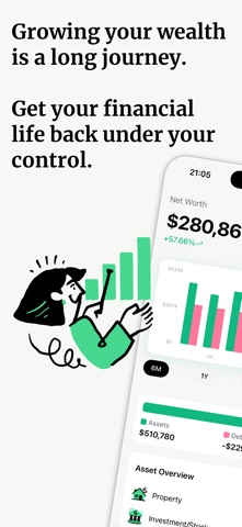 Accumula - Net Worth Tracker Screenshot 1 of 4