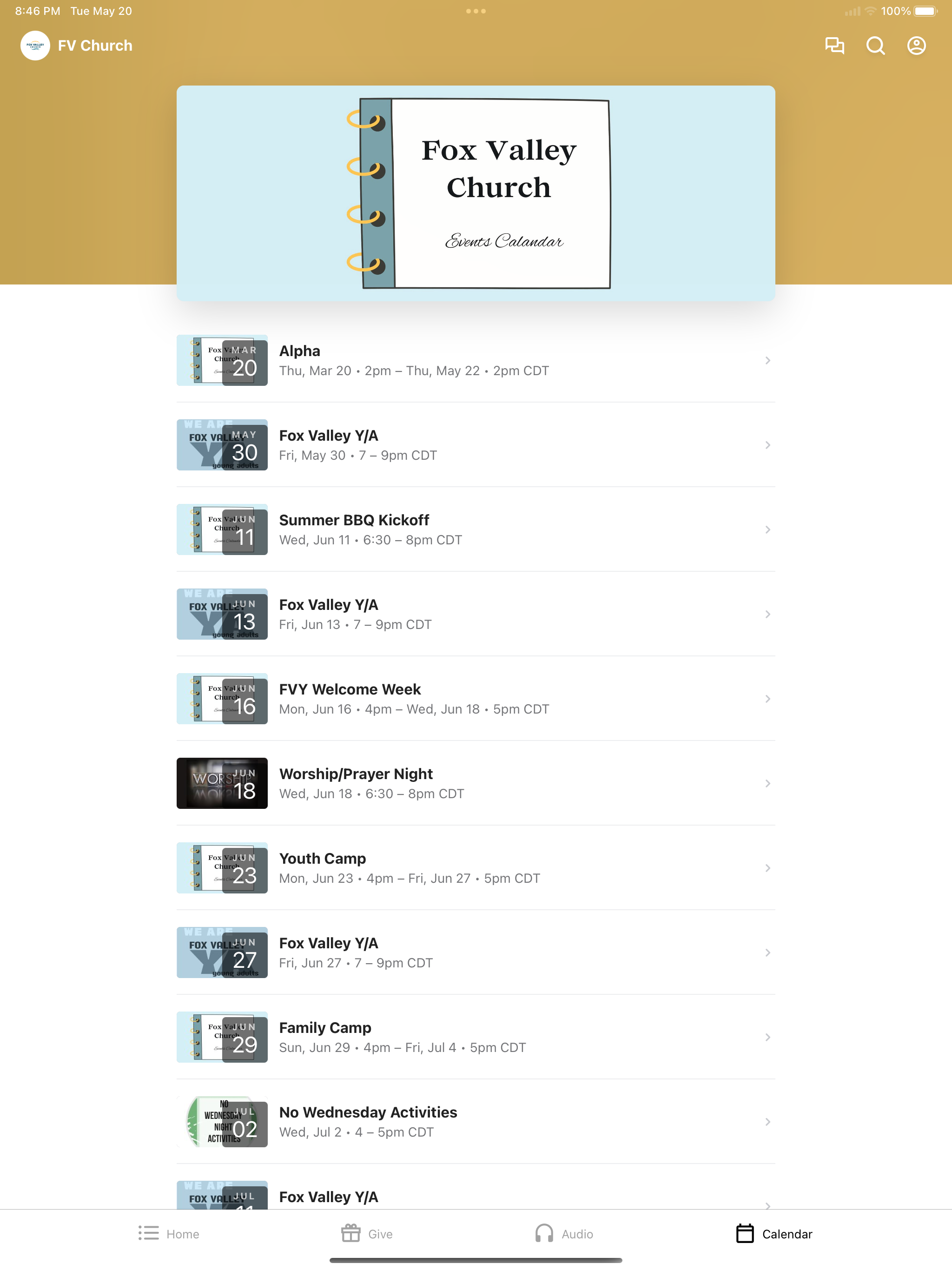 Fox Valley Church WI screenshot 6