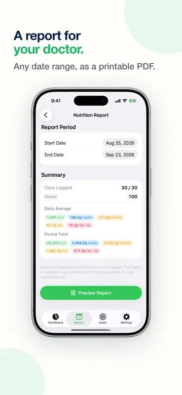 Calometric - Calorie Tracker screenshot 6 of 6