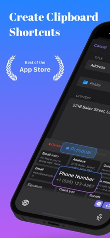 Clipster - 方便快捷智能的剪贴板管理器 screenshot