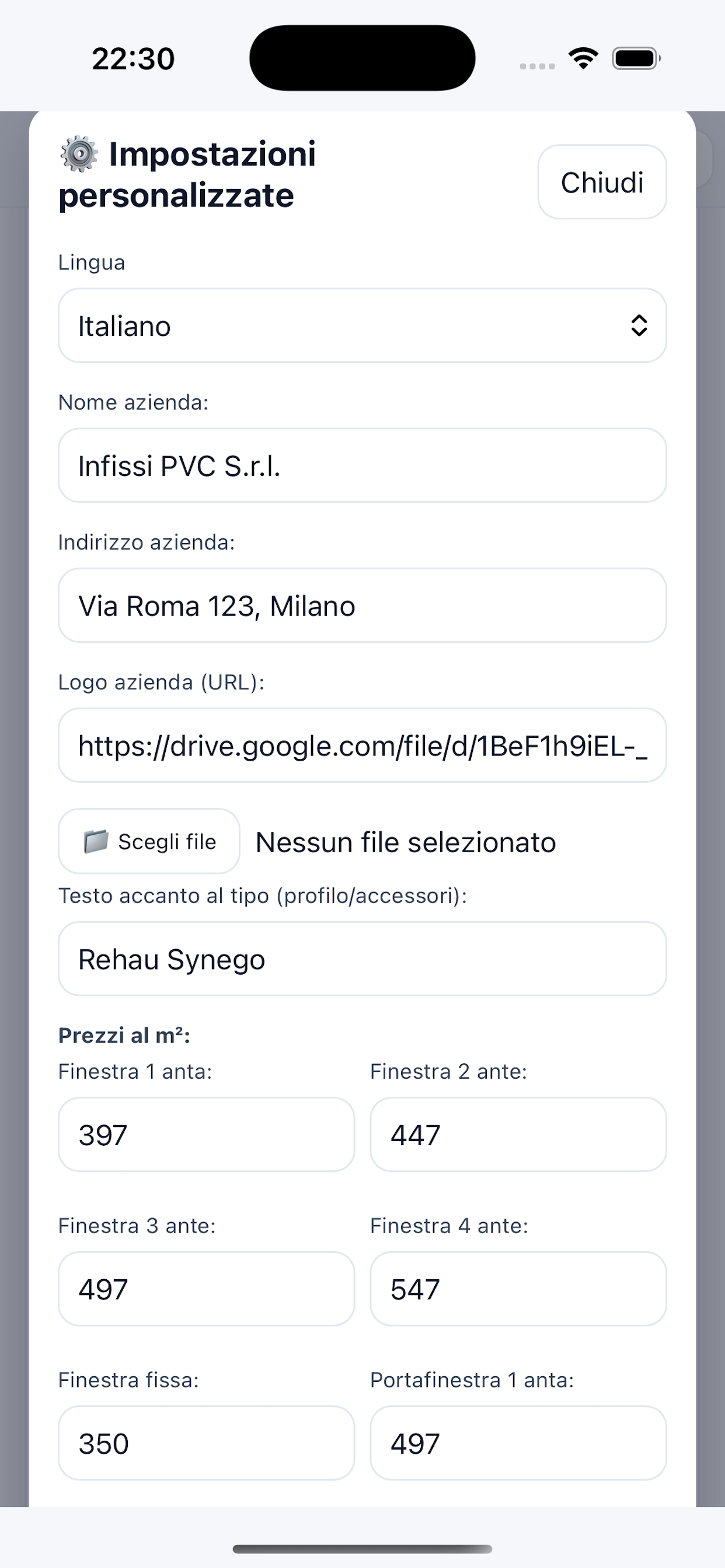 PREVENTIVI INFISSI PRO