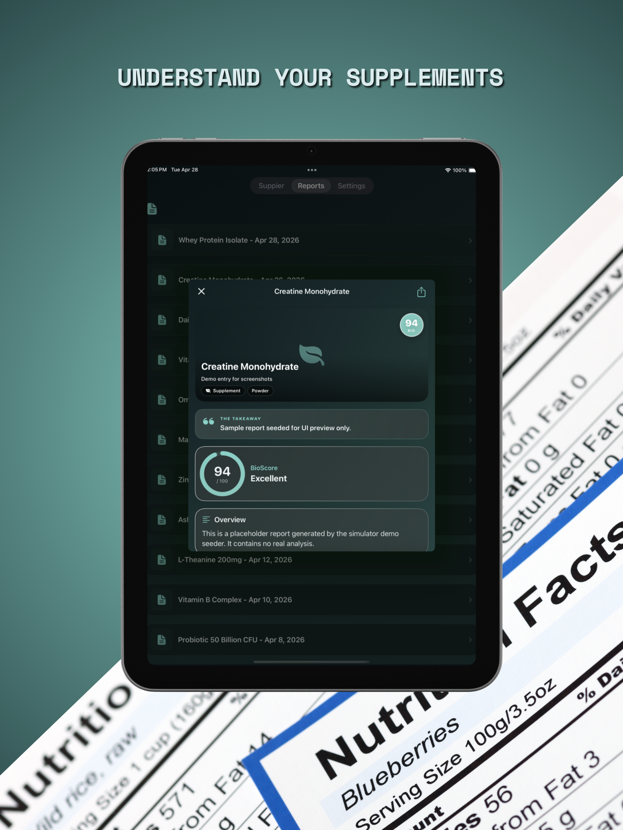 Suppier AI Supplement Scanner