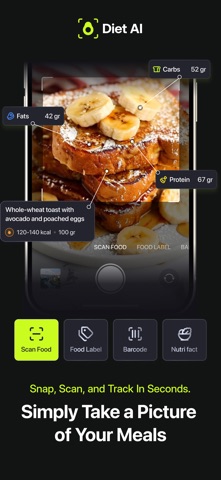 Diet AI - Calorie Tracker iPhone screenshot